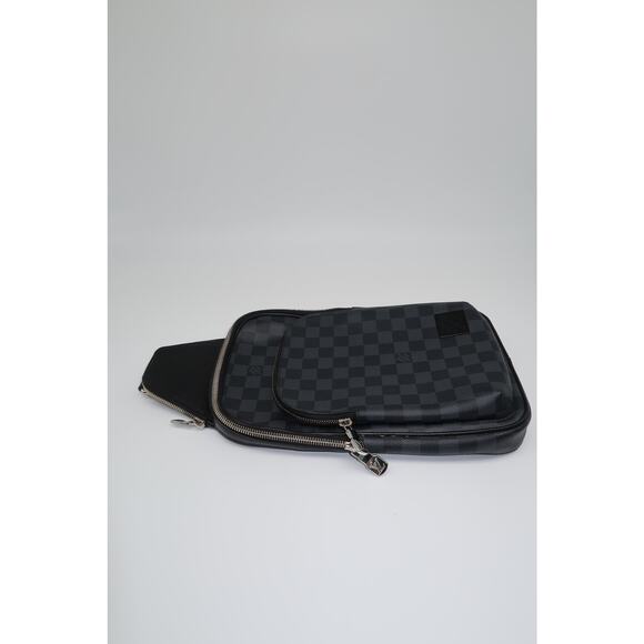 Louis Vuitton Damier Graphite Avenue Sling Body Bag Black - Picture 5 of 14